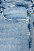 بنطال جينز كلاسيك بحافة واسعة